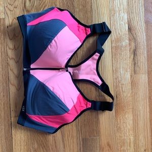 VSX Sports bra in pink & gray